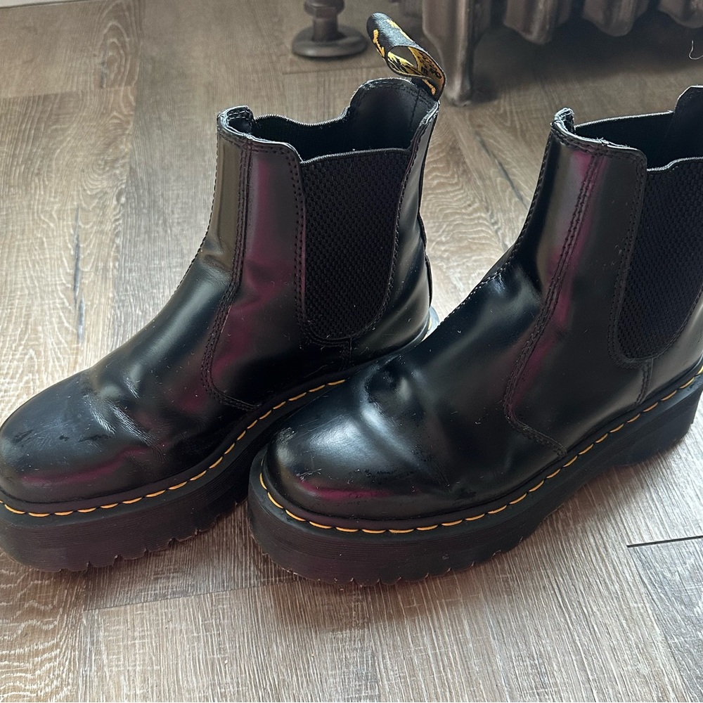 Dr. Martens Black Chelsea Ankle Boots